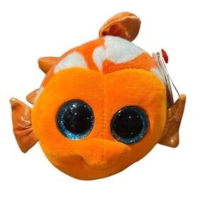 Ty beanie Boos baby Sami the Fish Boo 5” NWT Stuffed Animal Toy